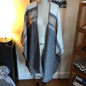 Forever 21 Fleece Poncho